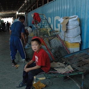 Boy and Wagon, 2006