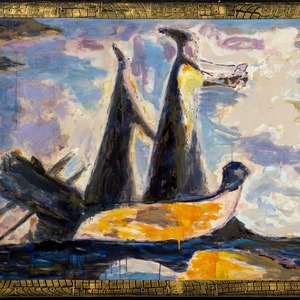 Без названия (Двое в лодке), 2009